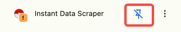 Instant Data Scraper pin
