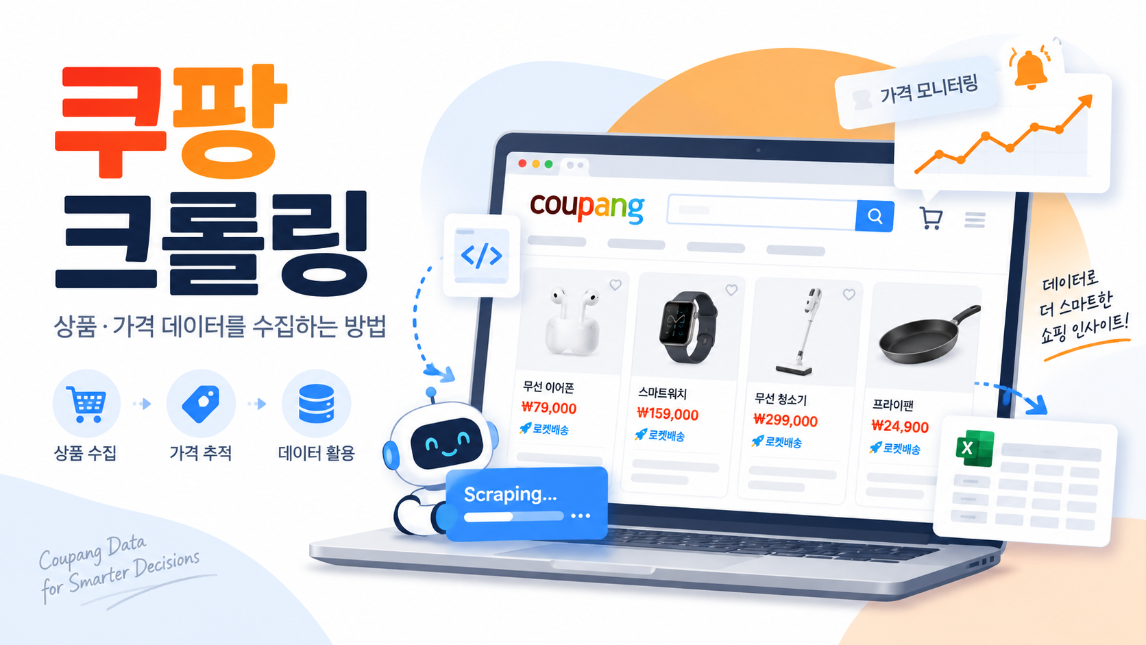 쿠팡 크롤링: 상품·가격 데이터를 수집하는 방법
